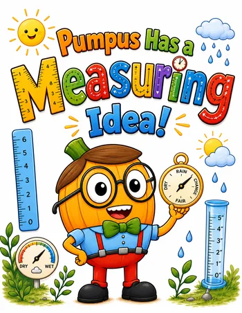 Pumpus Has a Measuring Idea! book cover